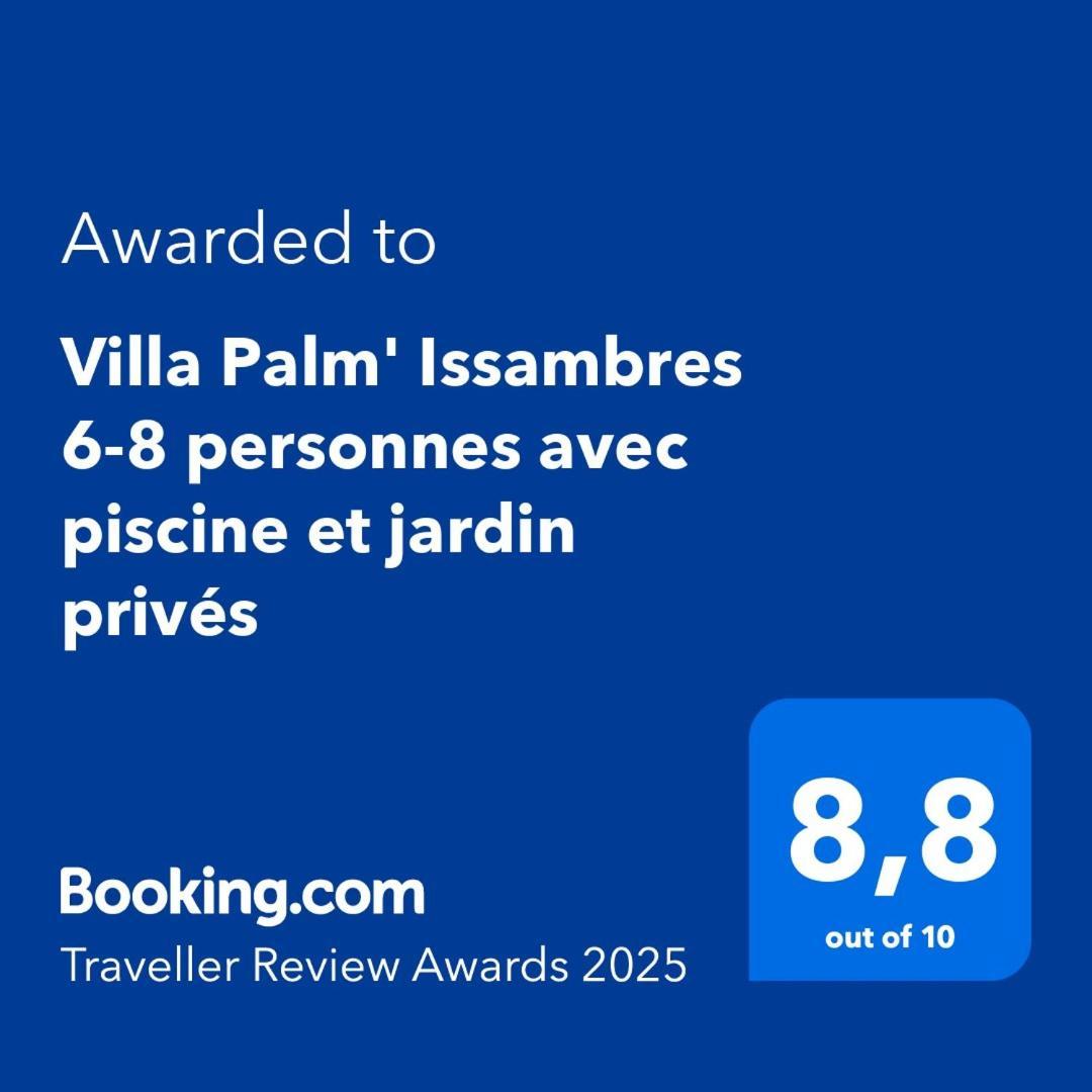Villa Palm' Issambres 6-7 Personnes, Clim, Avec Piscine, Jardin Et Parking Prives La Garonnette-Plage Eksteriør billede